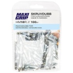 Ísskrúfur 18mm 100 stk (HM18100R)