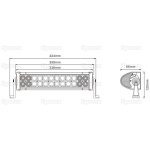 Ledbar beinn 410mm, 4200 Lumens, IP69K - Image 5