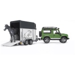 Land Rover Def hestur og kerra