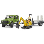 Land Rover Def. m/JCB gröfu og vinnumanni - Image 2